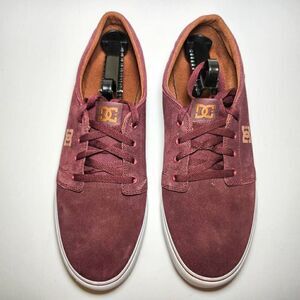 DC Skateboard Shoe 300172 BURGUNDY SUEDE   MEN size 13